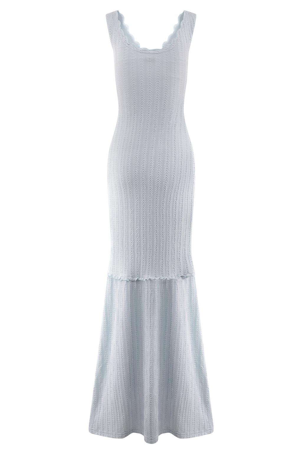 Natalie Off Shoulder Maxi Dress - Sky Blue