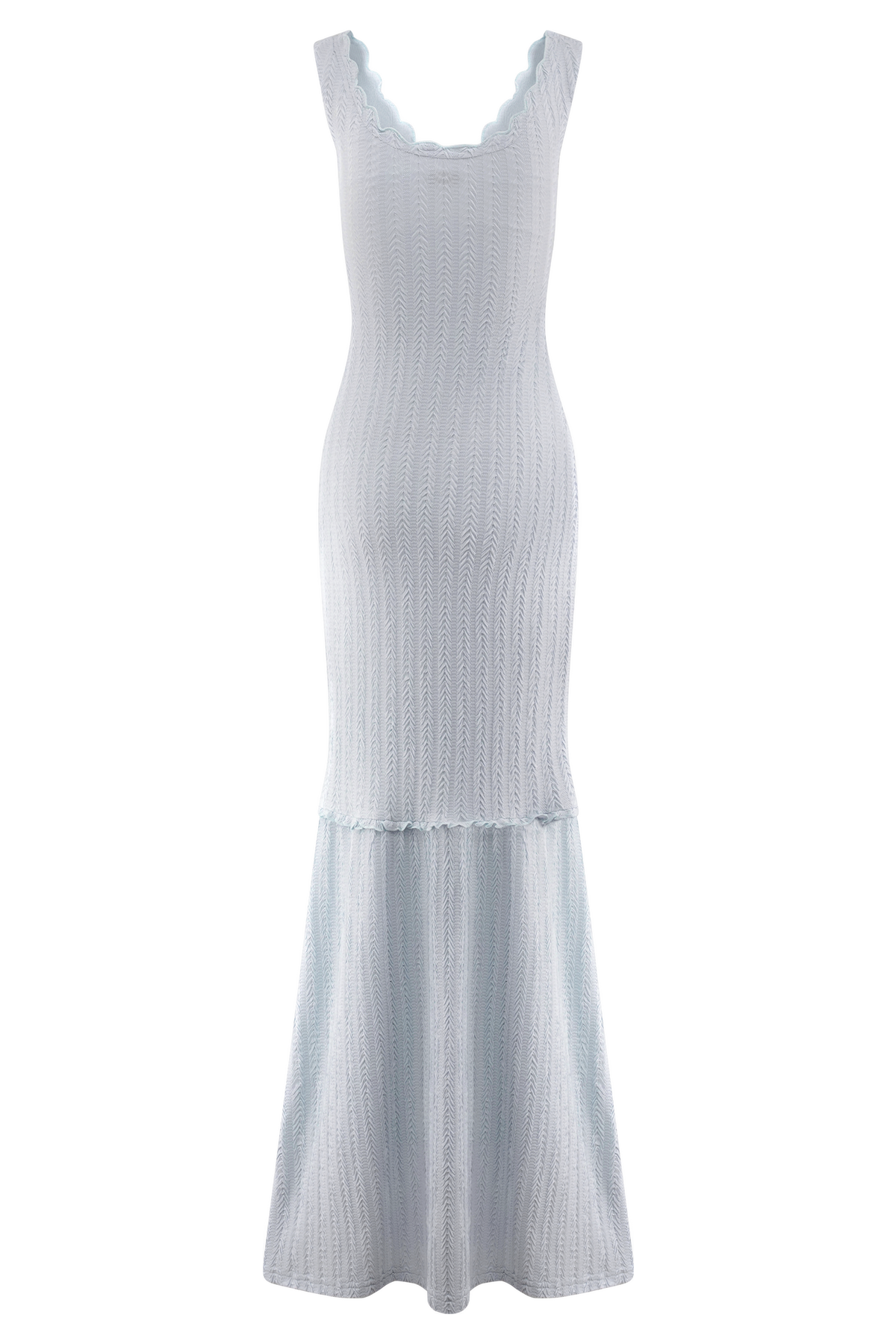 Natalie Off Shoulder Maxi Dress - Sky Blue