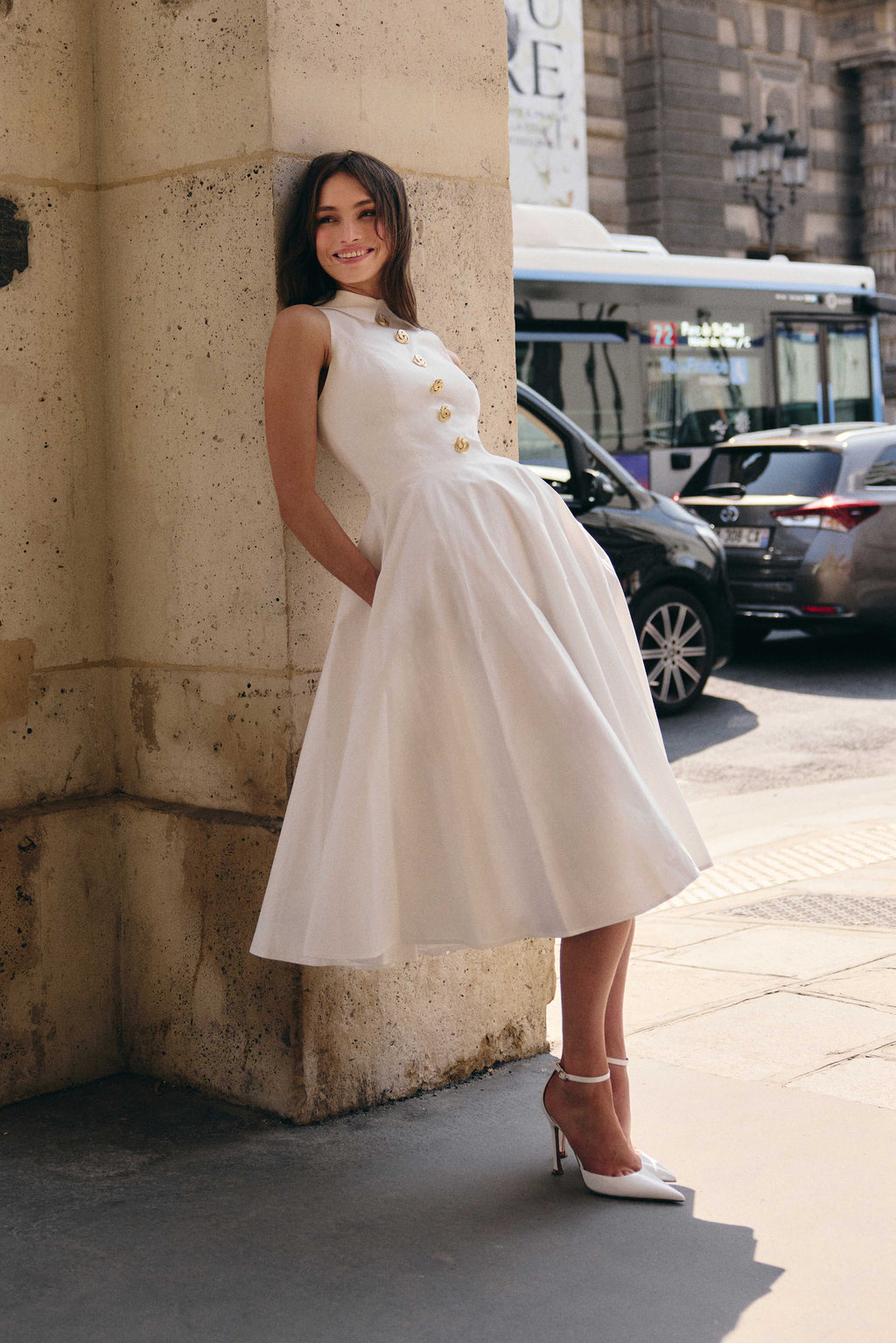 Laura White Dress