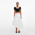 Black Crochet Knit Crop Top