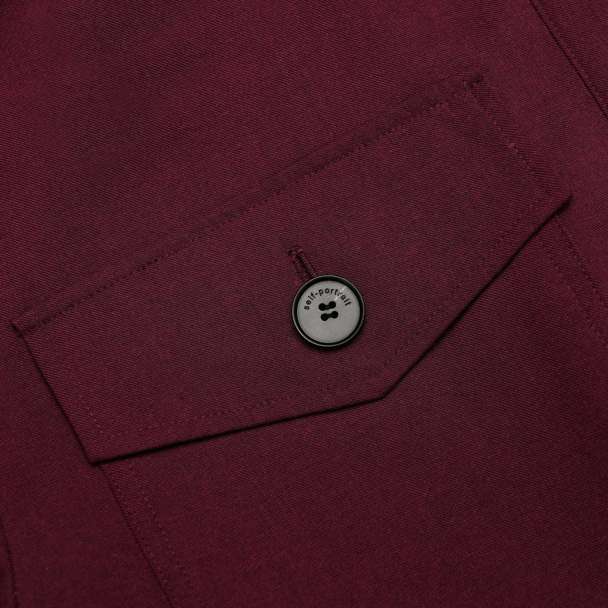 Plum Twill Tie Neck Playsuit