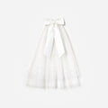 Satin Bow Embellished Veil