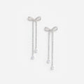 Crystal Bow Dangle Earring