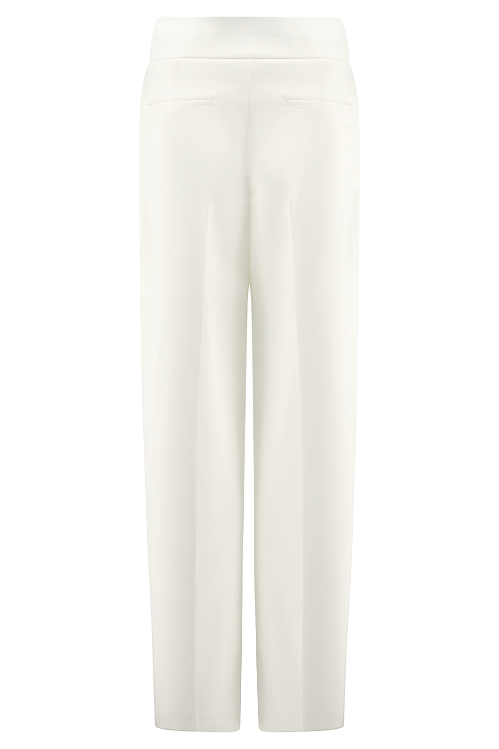 Penelope Pleated High Waisted Pants - Ivory