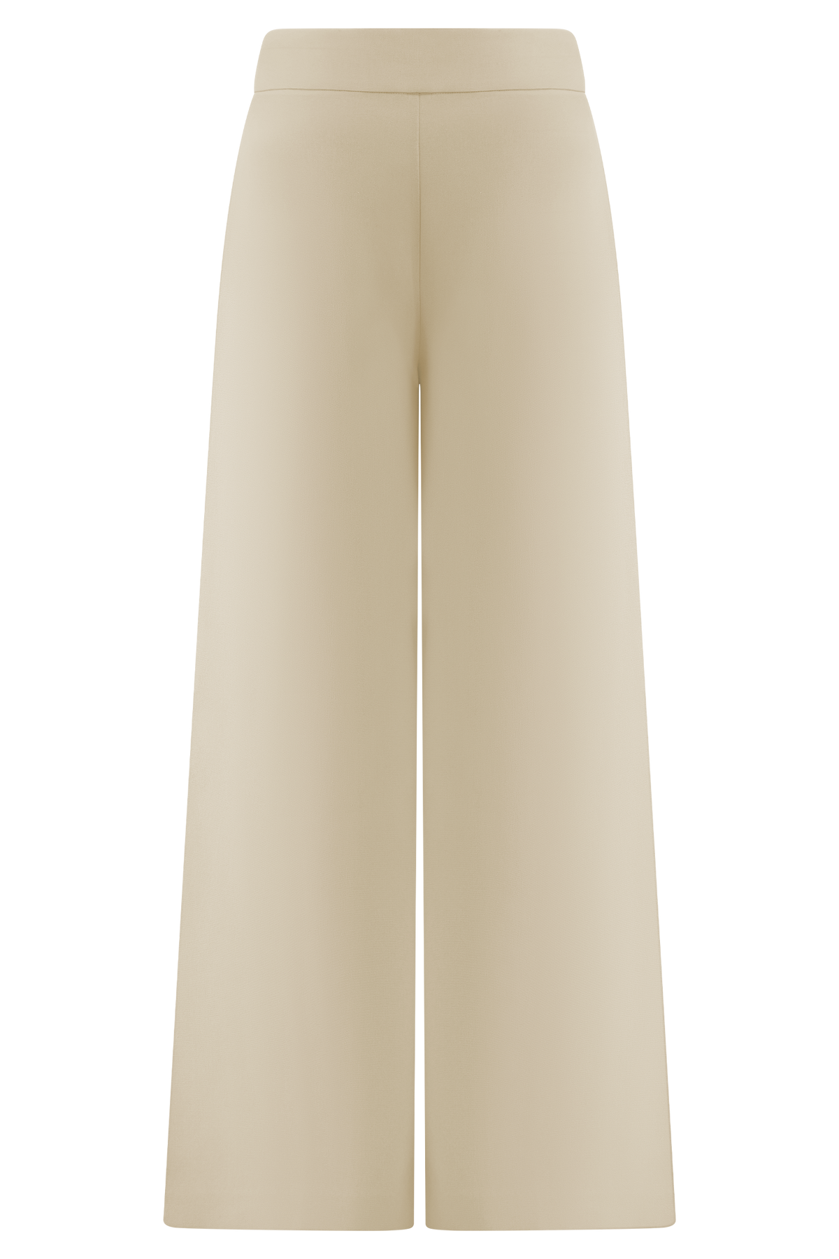 Raya Mid Rise Wide Leg Linen Pant - Natural Beige
