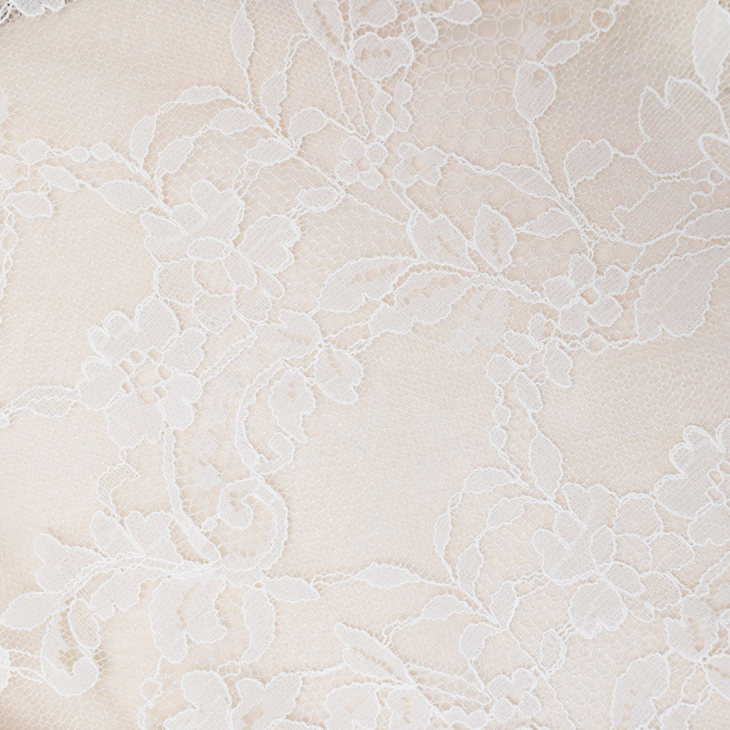 White Lace Scoop Back Maxi Dress