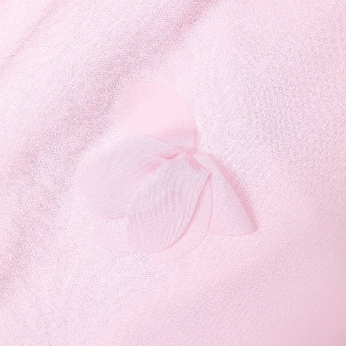 Pink Georgette Scarf Maxi Dress