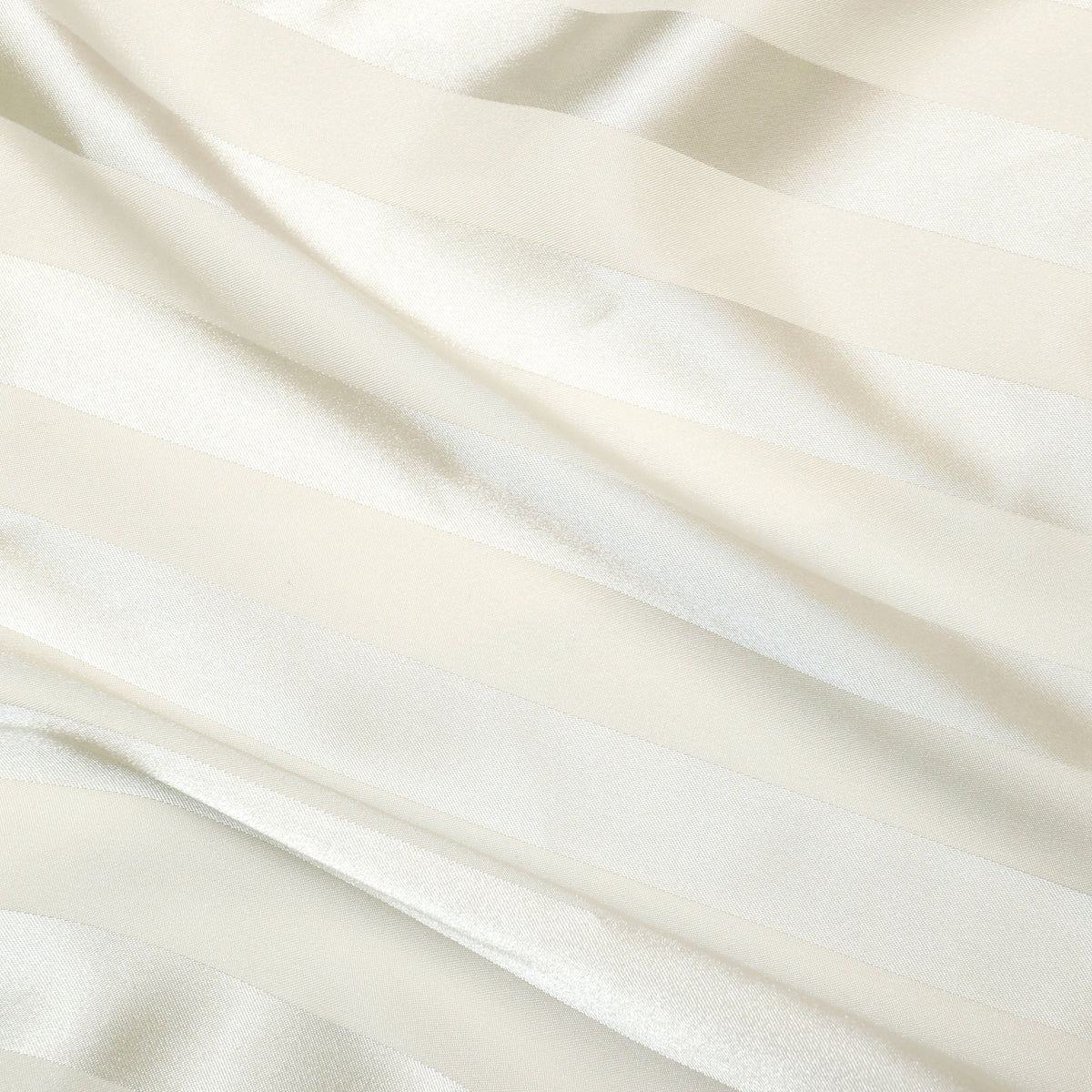 Yellow Satin Striped Maxi Dress
