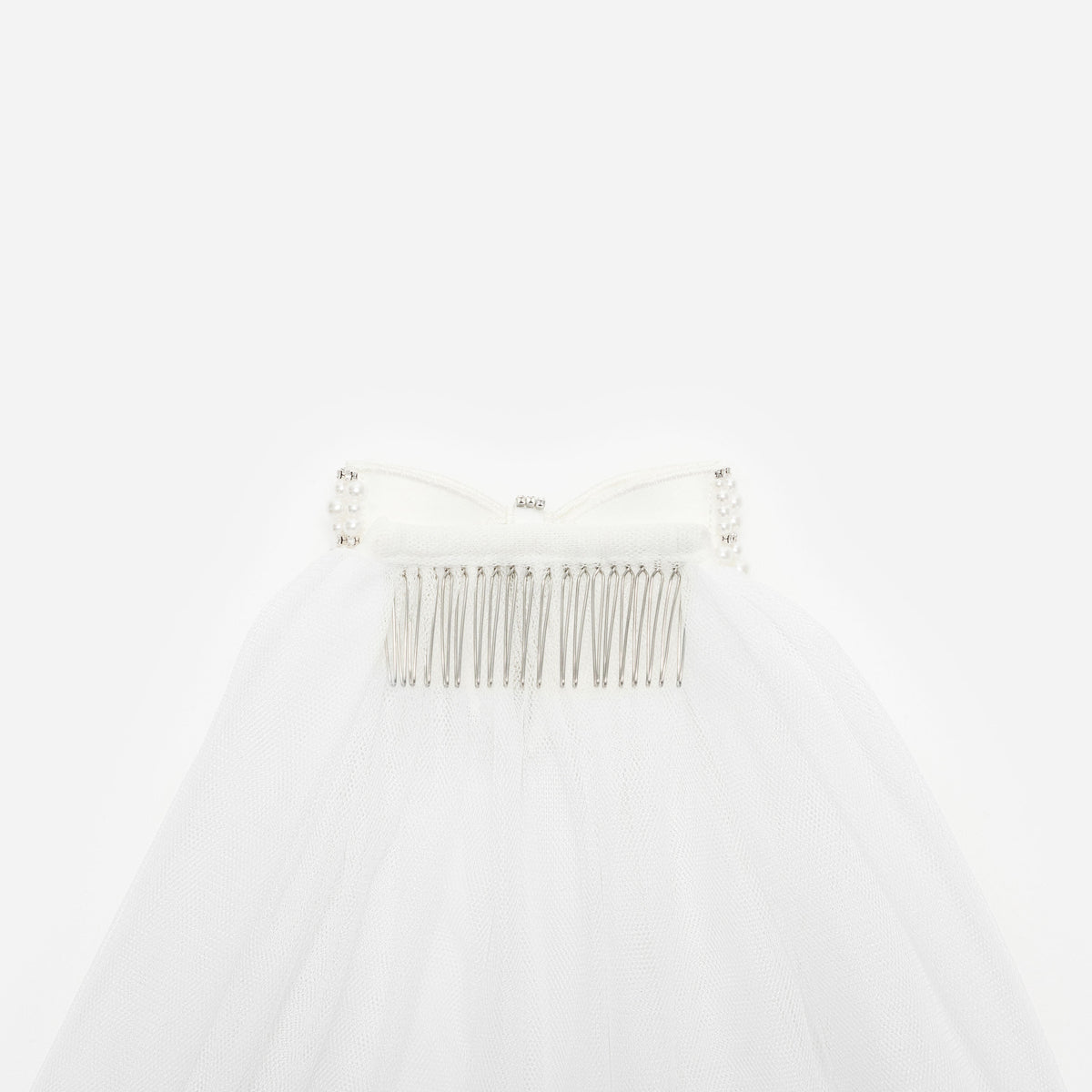 Embellished Bow Veil