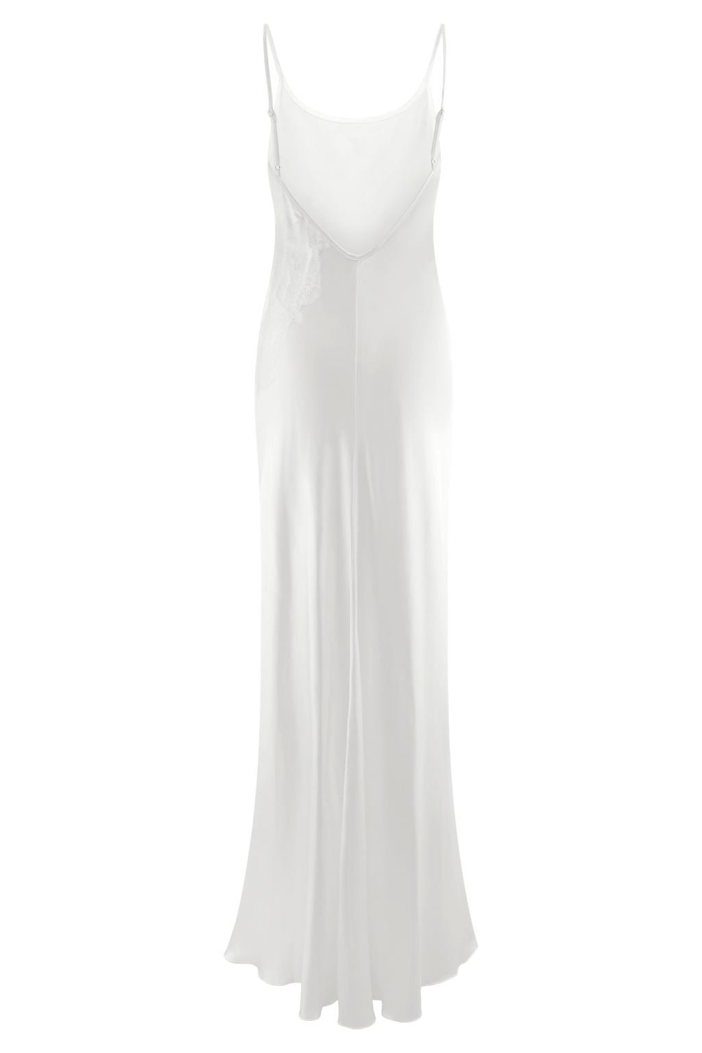 Saylor Satin Slip Maxi Dress - Ivory