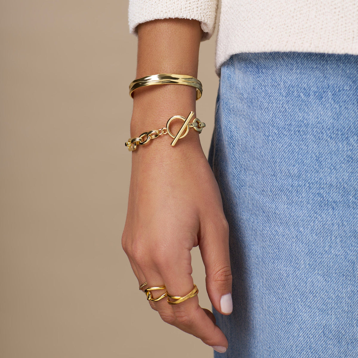 Organic Molten Bangle