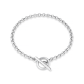 Round Link T-Bar Bracelet