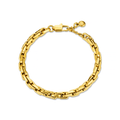 LUXE Interlocking Link Chain Bracelet - Gold