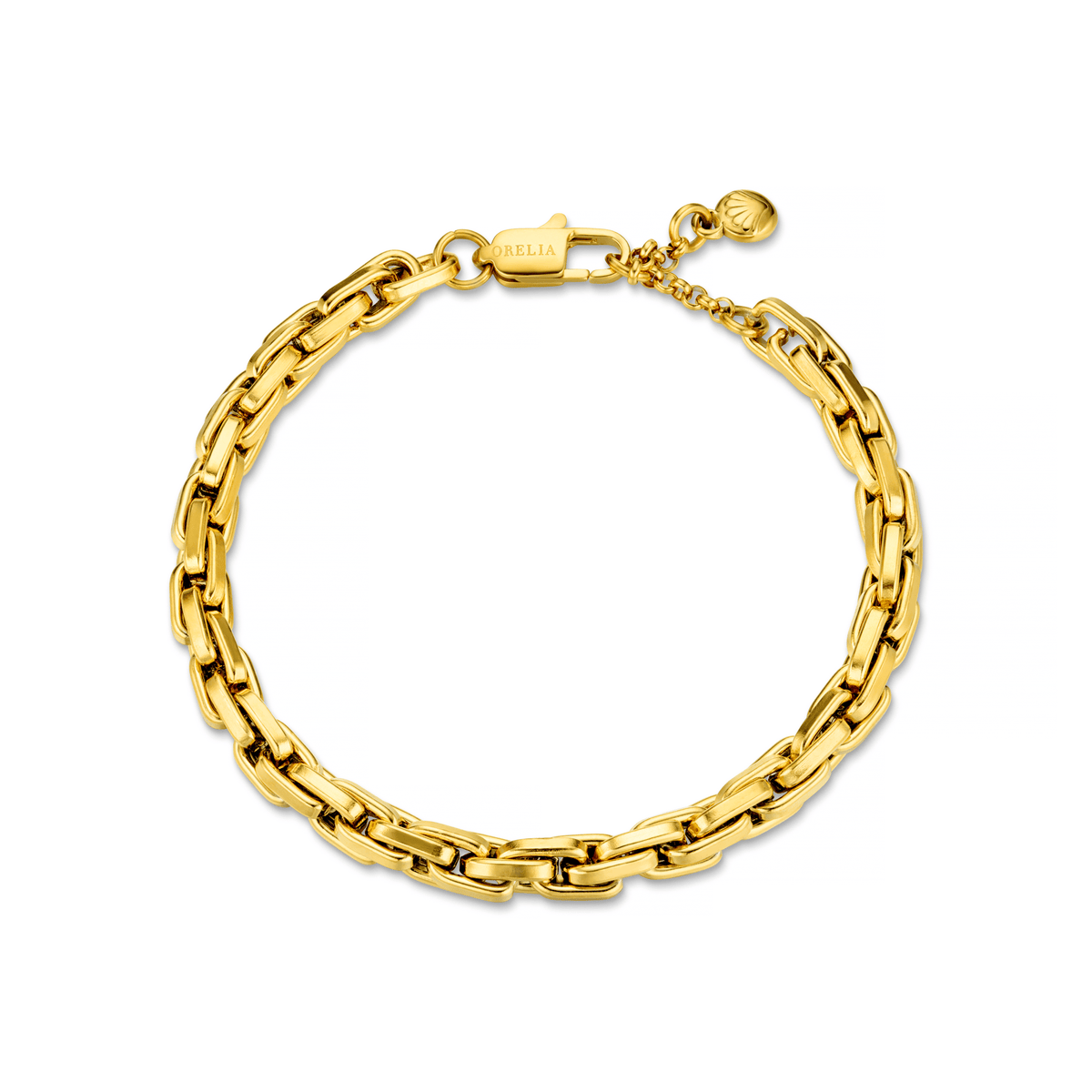 LUXE Interlocking Link Chain Bracelet - Gold