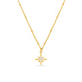 Pavé Starburst Satellite Chain Necklace