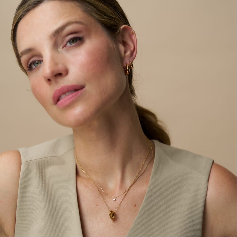 Micro Crystal Collar Necklace