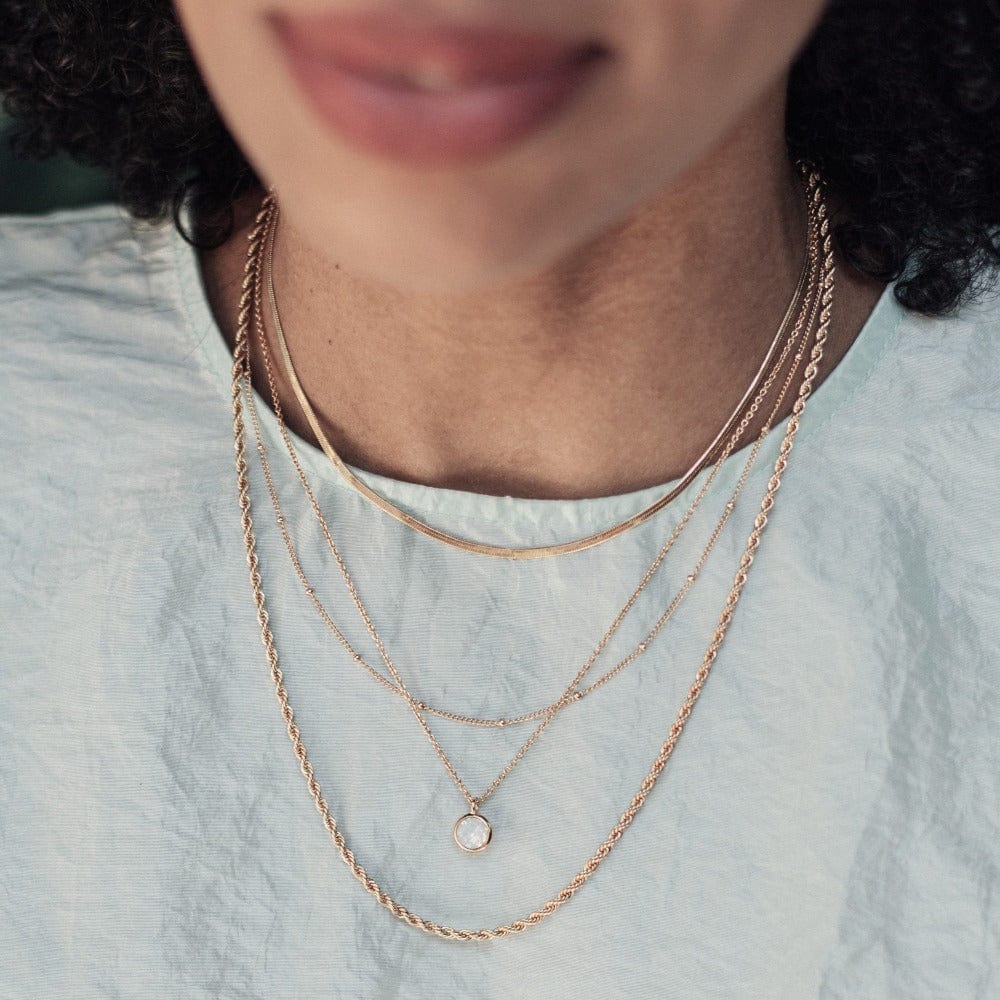 Satellite & Snake Layered Necklace