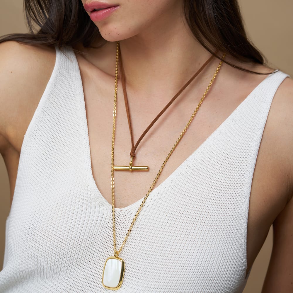 Statement Resin Pendant Necklace