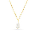 LUXE Statement Pearl Pendant Necklace