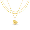 Molten Sun 3-Row Necklace