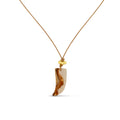 Jasper Tusk Adjustable Cord Necklace