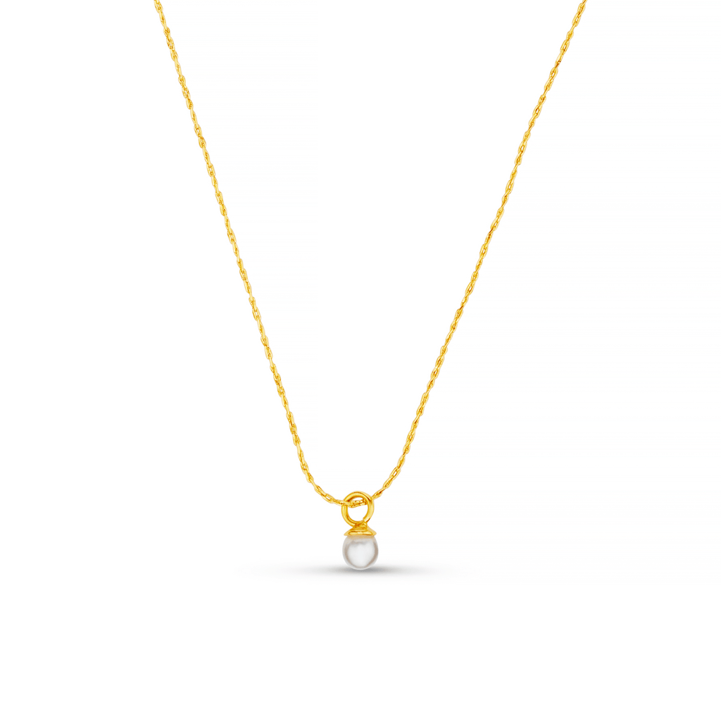 Fine Micro Pearl Collar Necklace