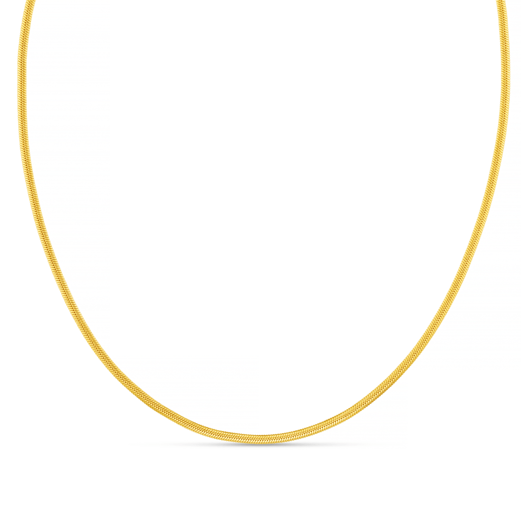 LUXE Flat Snake Chain Necklace