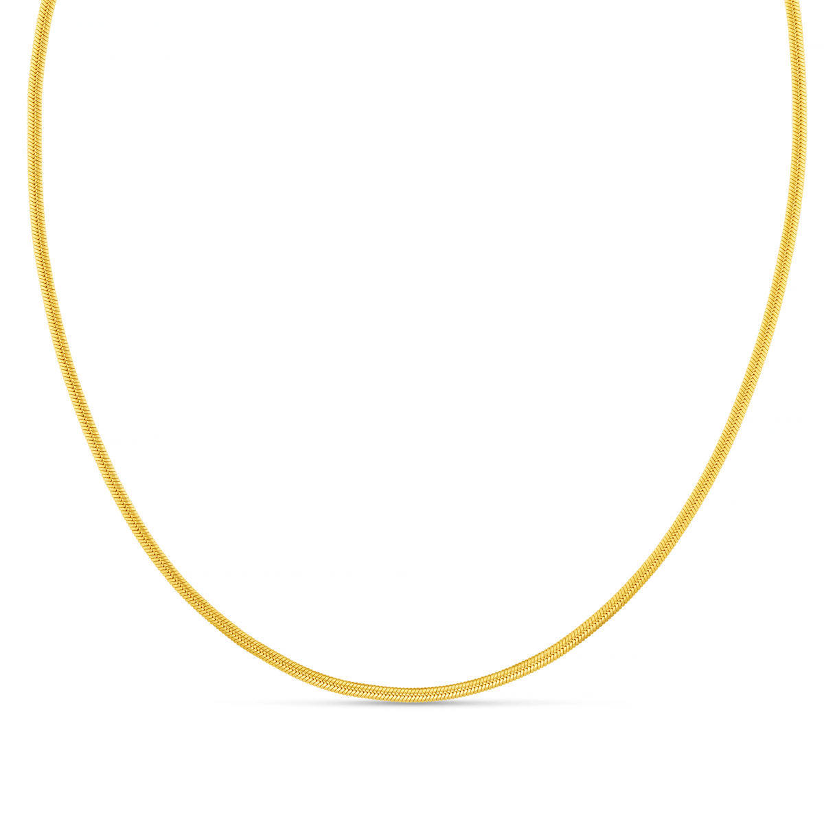 LUXE Flat Snake Chain Necklace