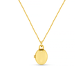 LUXE Oval Locket Necklace - Gold