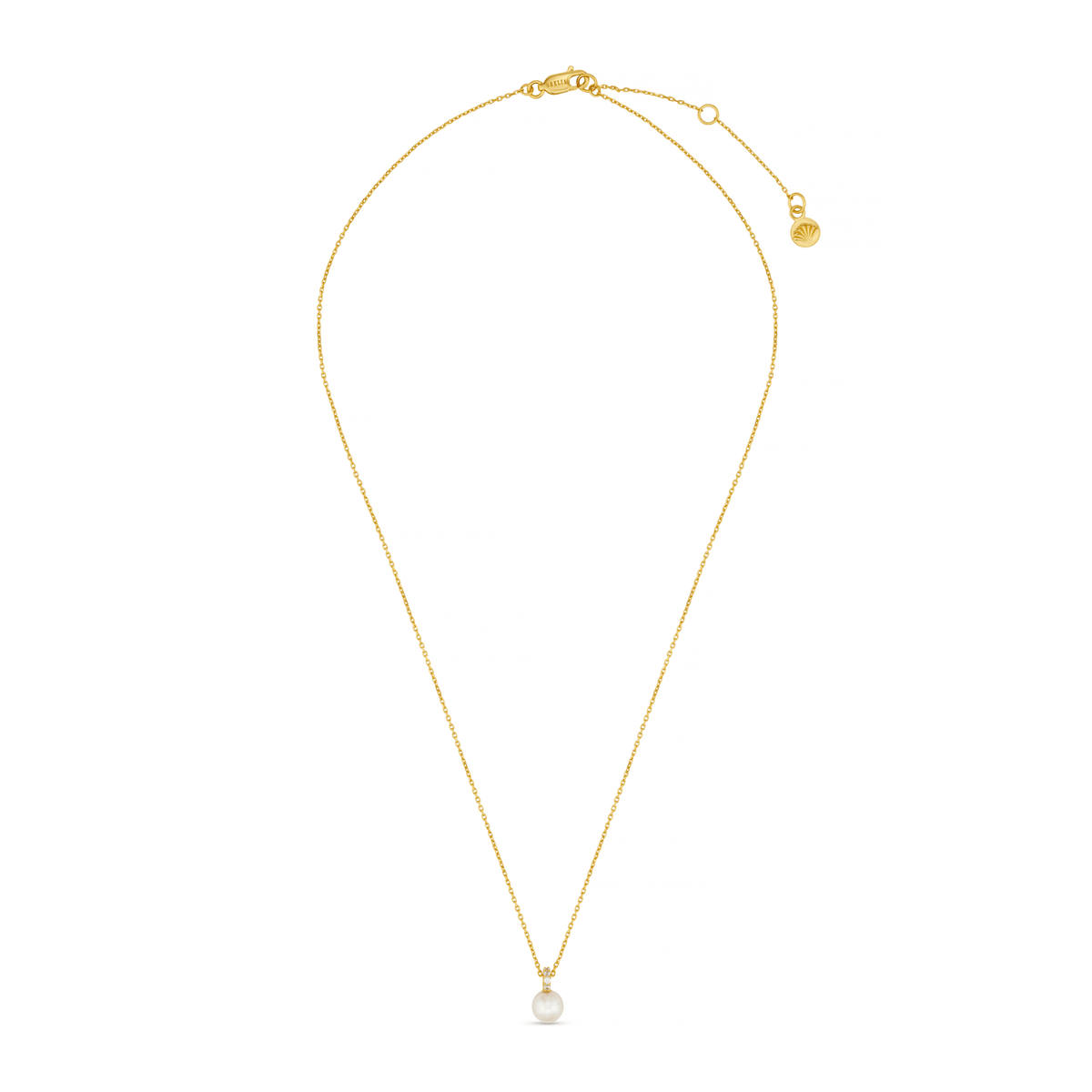 LUXE Pavé Pearl Necklace