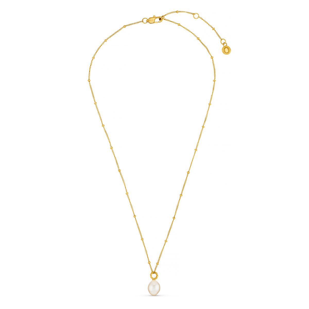 LUXE Rope Pearl Drop Necklace