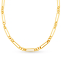 Open Rectangular Link Necklace