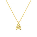A Bubble Initial Necklace