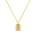 B Bubble Initial Necklace