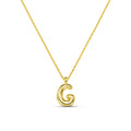 G Bubble Initial Necklace
