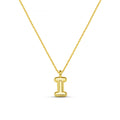 I Bubble Initial Necklace