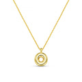 O Bubble Initial Necklace