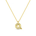 Q Bubble Initial Necklace