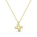 X Bubble Initial Necklace