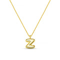 Z Bubble Initial Necklace