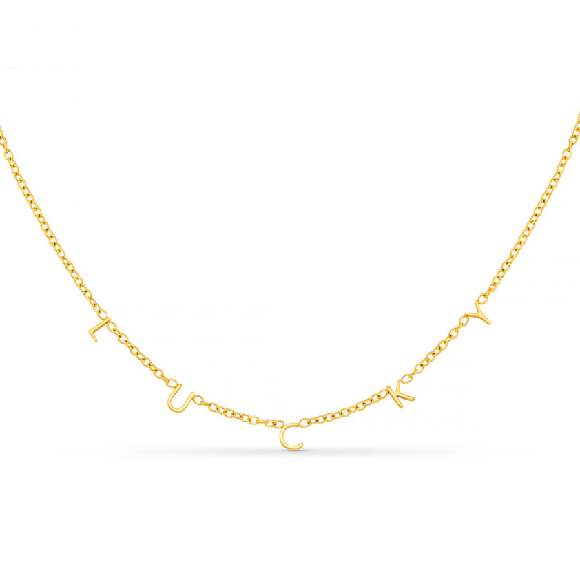 Personalised Initial Charm Necklace
