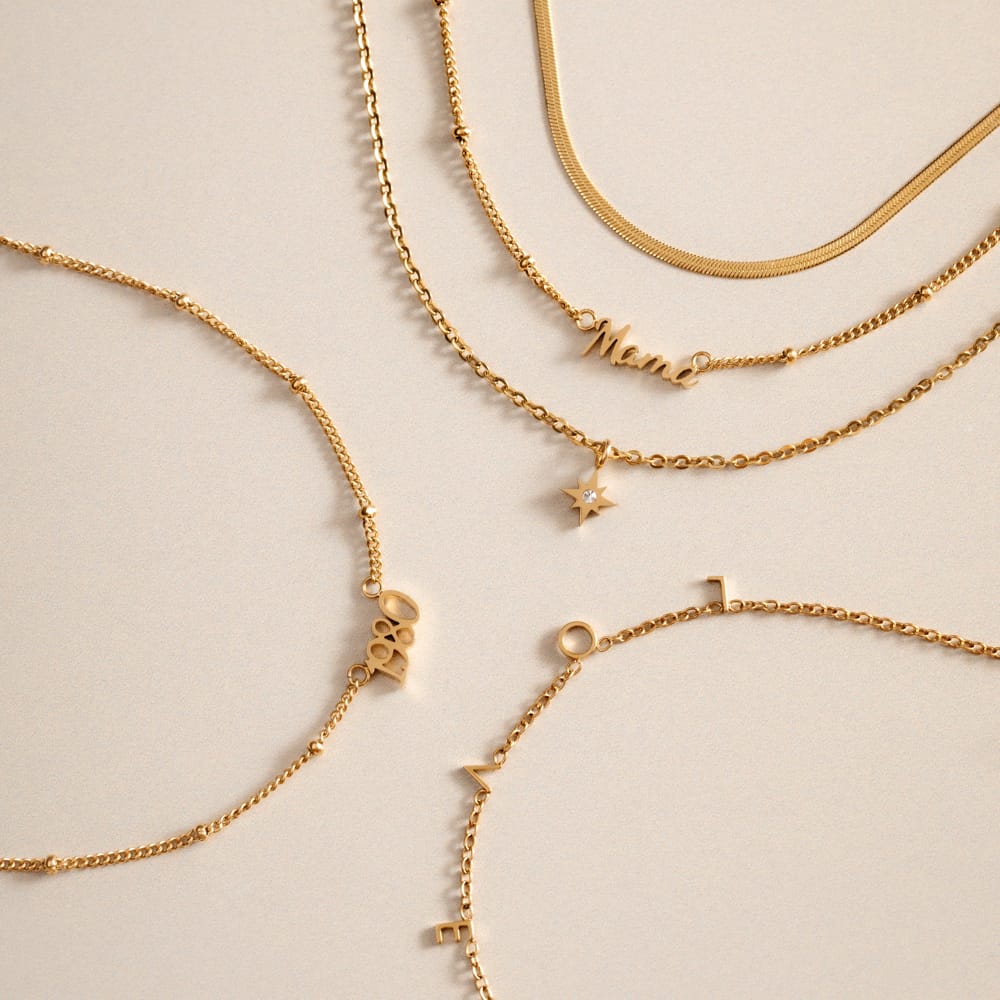 Personalised Initial Charm Necklace