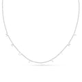 Personalised Initial Charm Necklace - Silver