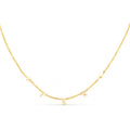 Personalised Initial & Cosmic Charm Necklace