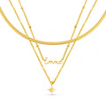 Personalised Multi-Row Name Necklace