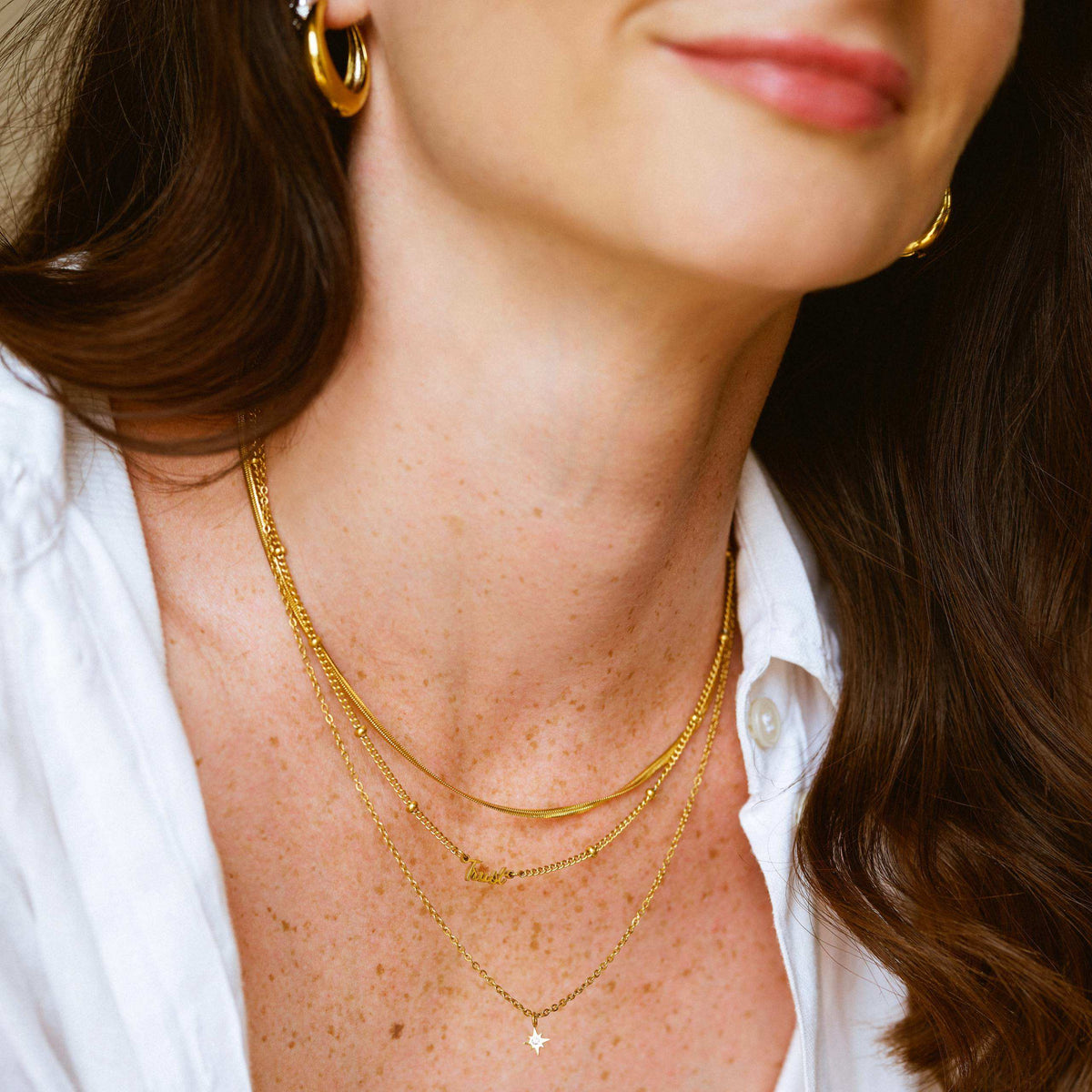 Personalised Multi-Row Name Necklace