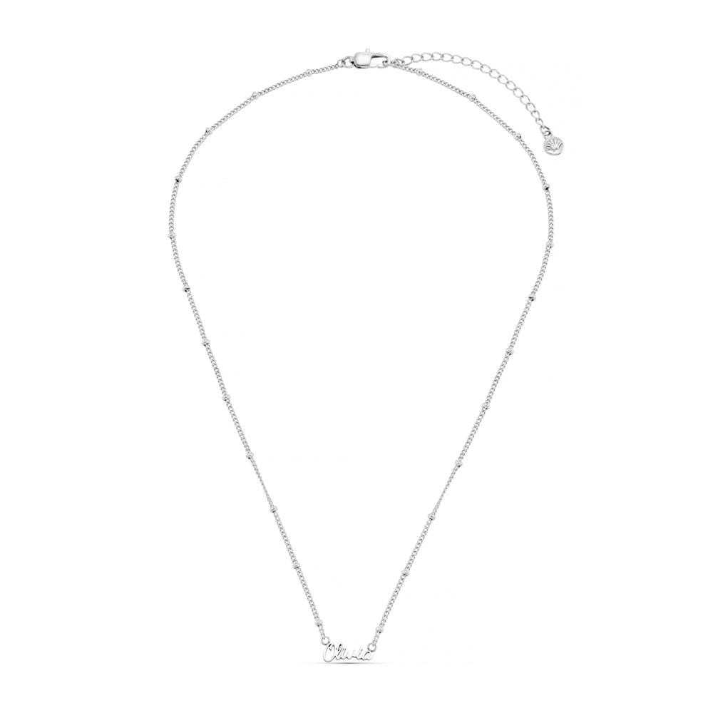 Personalised Name Necklace - Silver