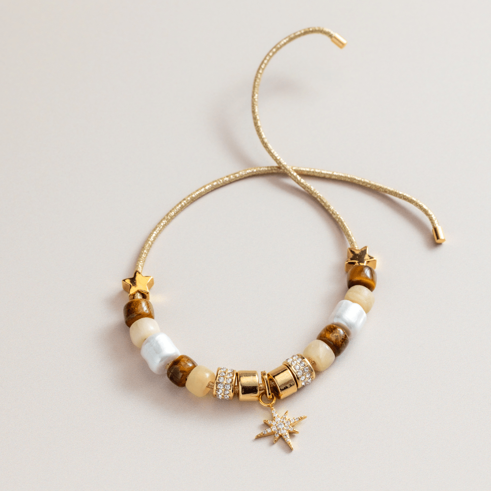 Create Your Own - Star & Pearl Beaded Bracelet