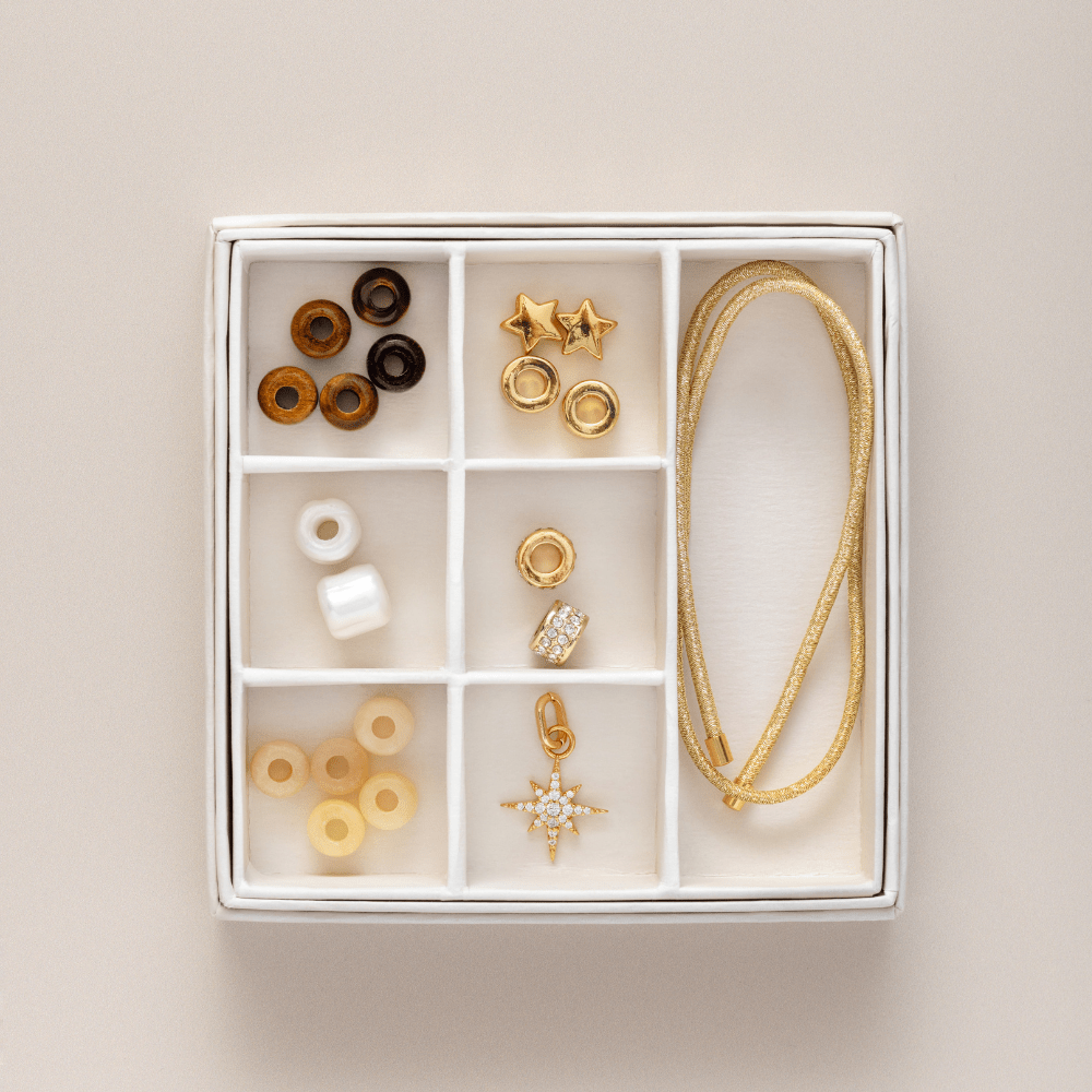 Create Your Own - Star & Pearl Beaded Bracelet