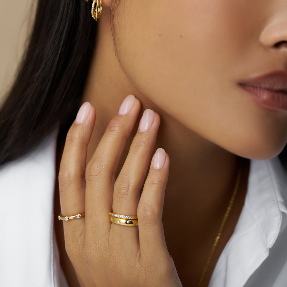 Crystal Starburst & Pavé Ring Pack